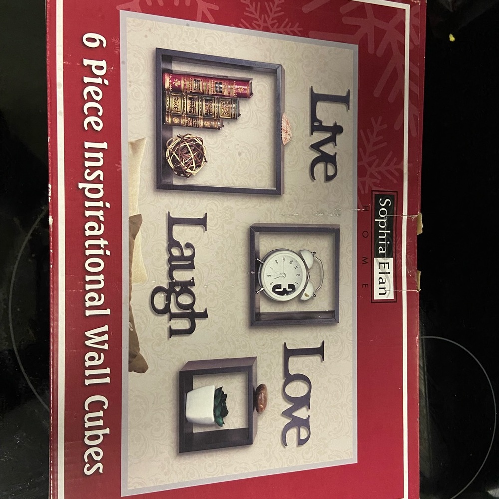 6 Piece Inspirational Wall Cubes